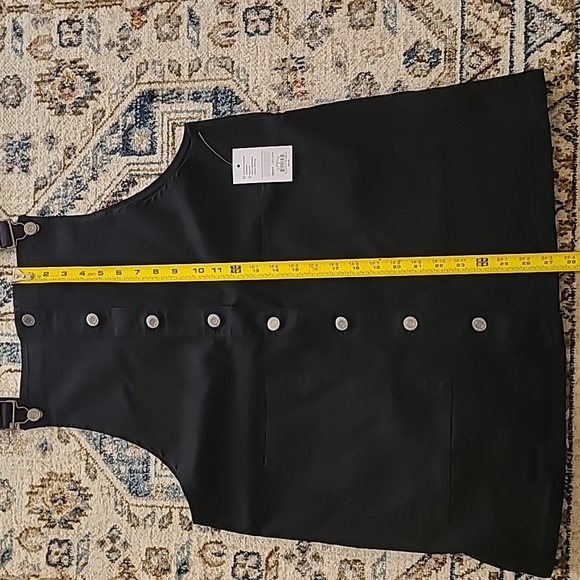 SO BRAND WOMENS JUNIOR BLACK JUMPER/PENAFORE FRONT BUTTON SIZE XL - Picture 12 of 15